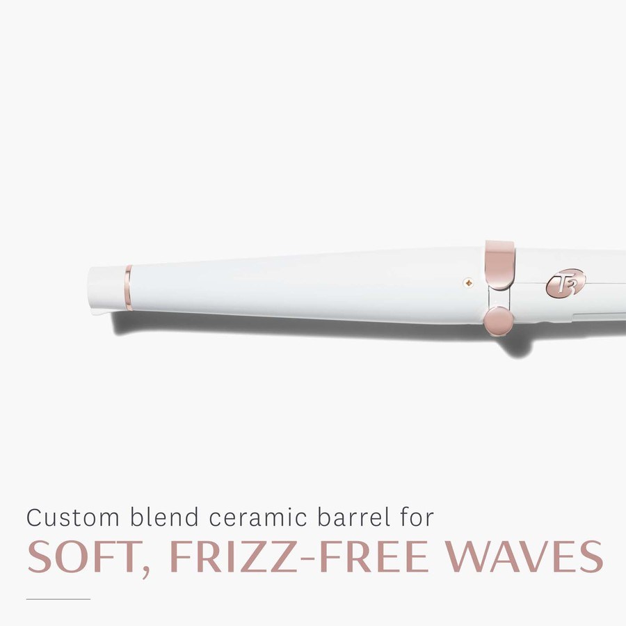 T3 SinglePass Wave Professional Tapered Ceramic Styling Wand 1pcs