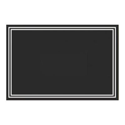 Bequet - 10 Étiquettes Ardoisine noires recto/verso - 8 x 12 cm - sans attache