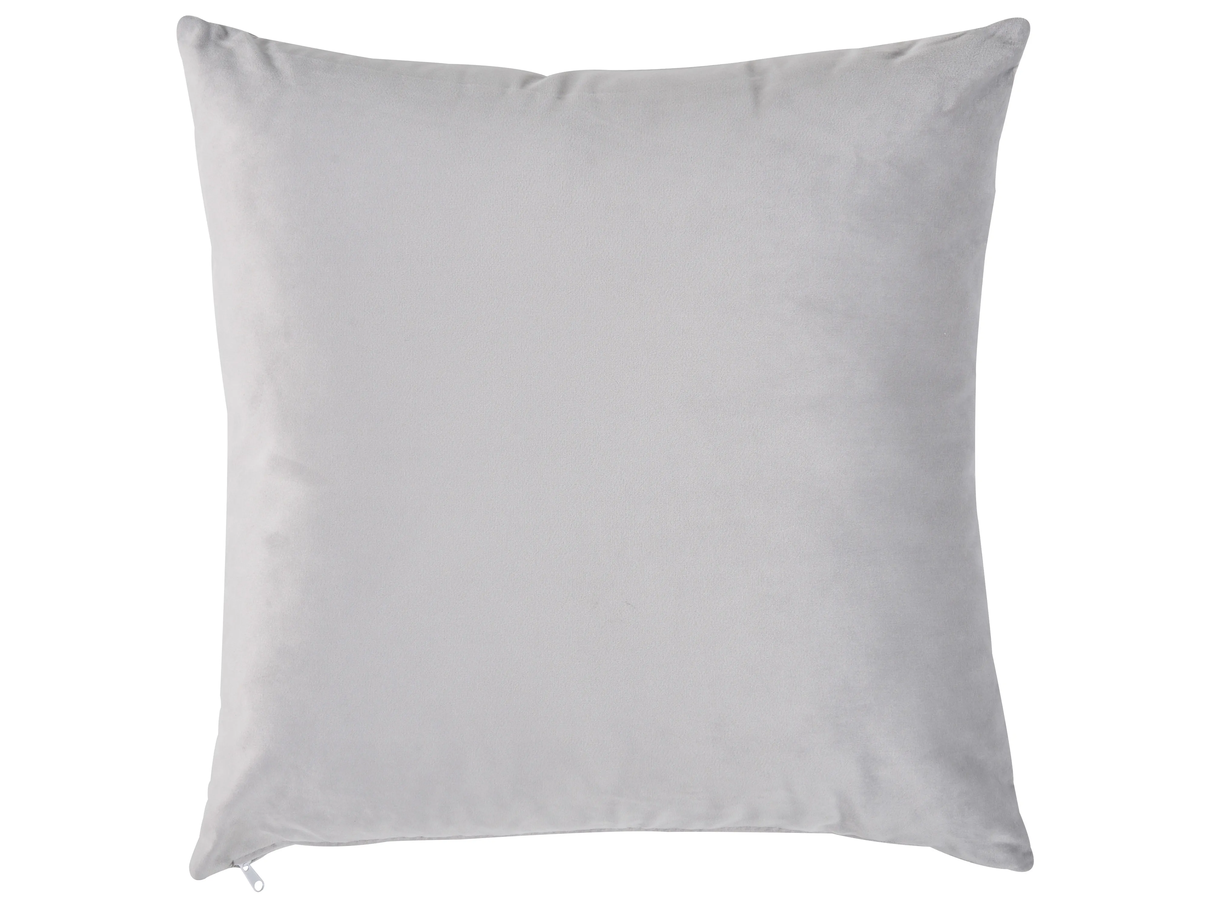 Linkszijdige chaise longue MERI Fluweel Lichtgrijs met opbergruimte