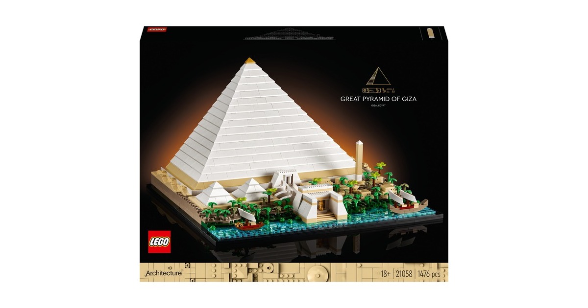 LEGOArchitecture - Grote Piramide van Gizeh Constructiespeelgoed  (21058)