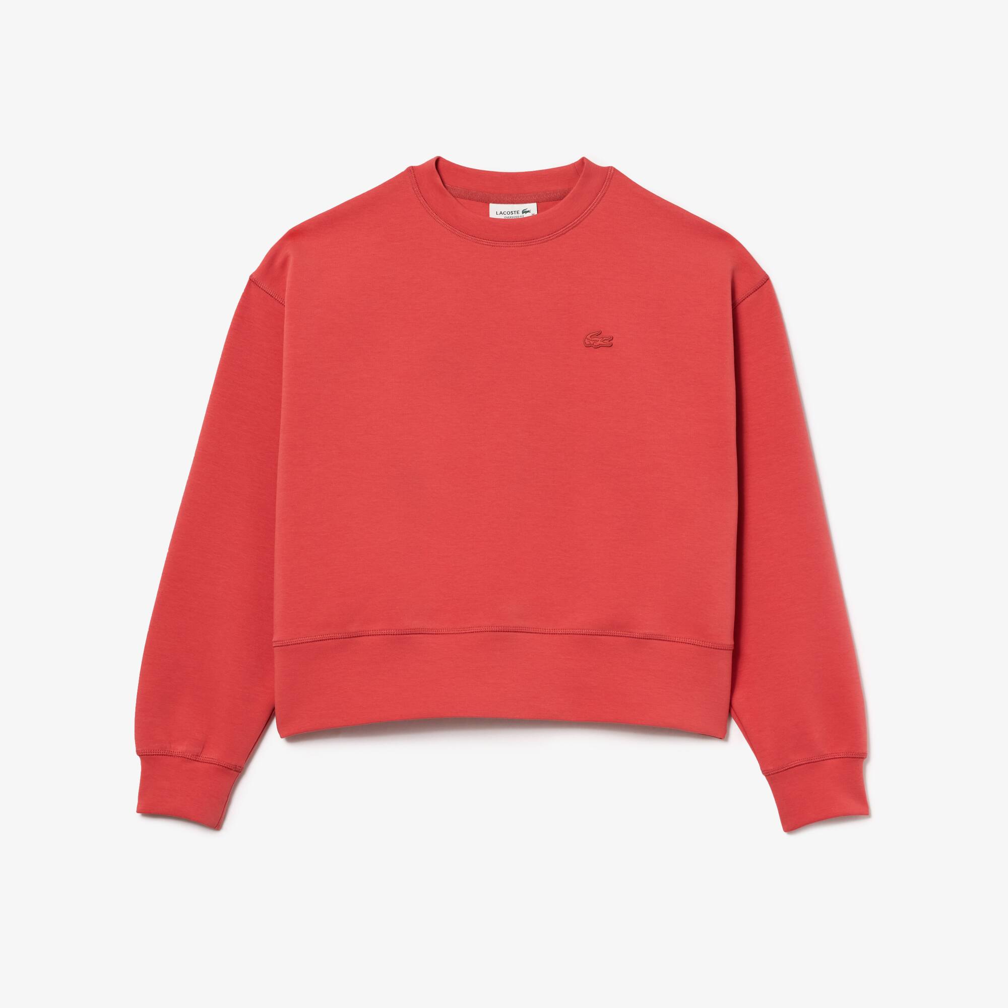 Damen LACOSTE Jogger-Sweatshirt mit Aufdruck hinten Sweatshirts - Rot - Lacoste - Damen