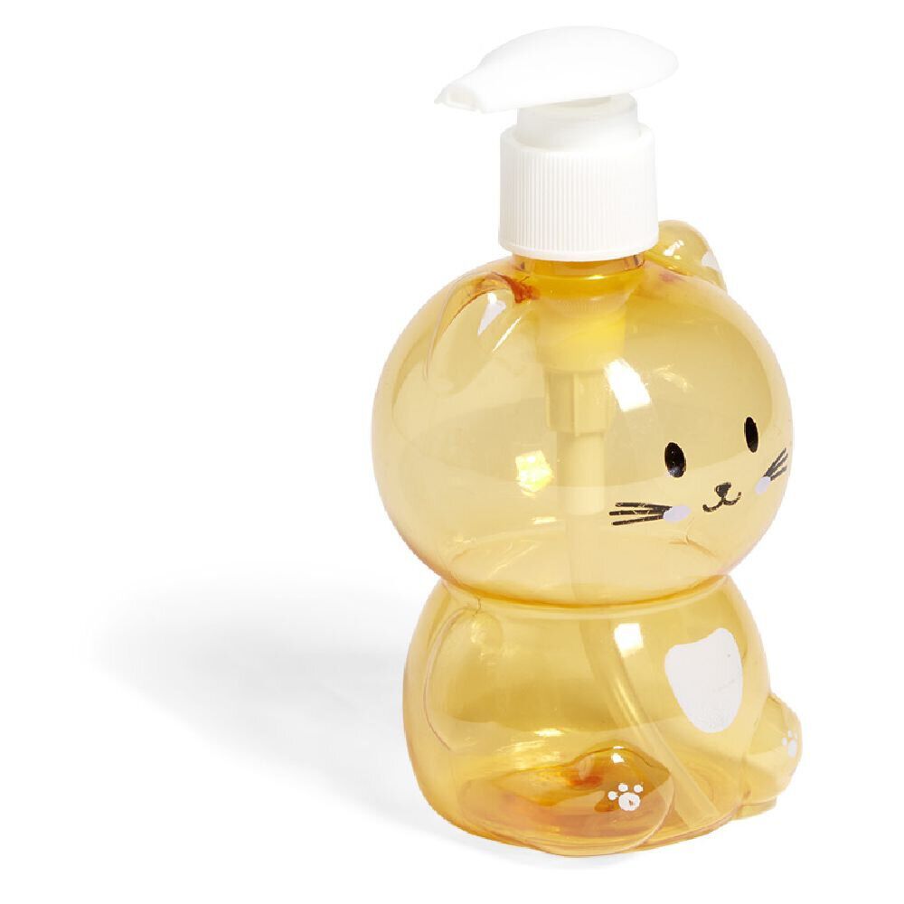 Distributeur de savon design animal orange 2 modèles
