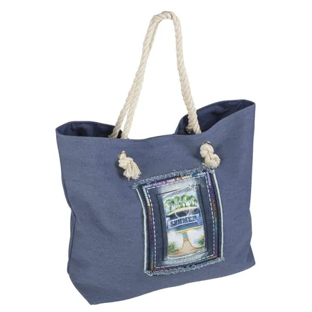 Idena Strandtasche Summer, blau