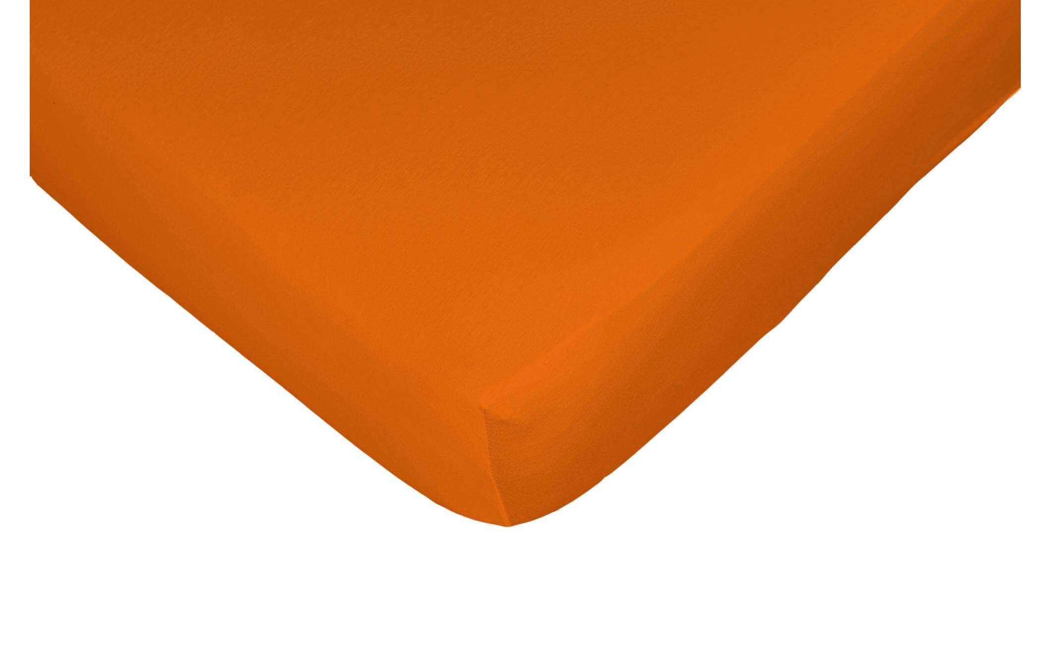 Fixleintuch Jerry 140-160 x 200 cm, OrangeBettbezug aus 100% Baumwolle