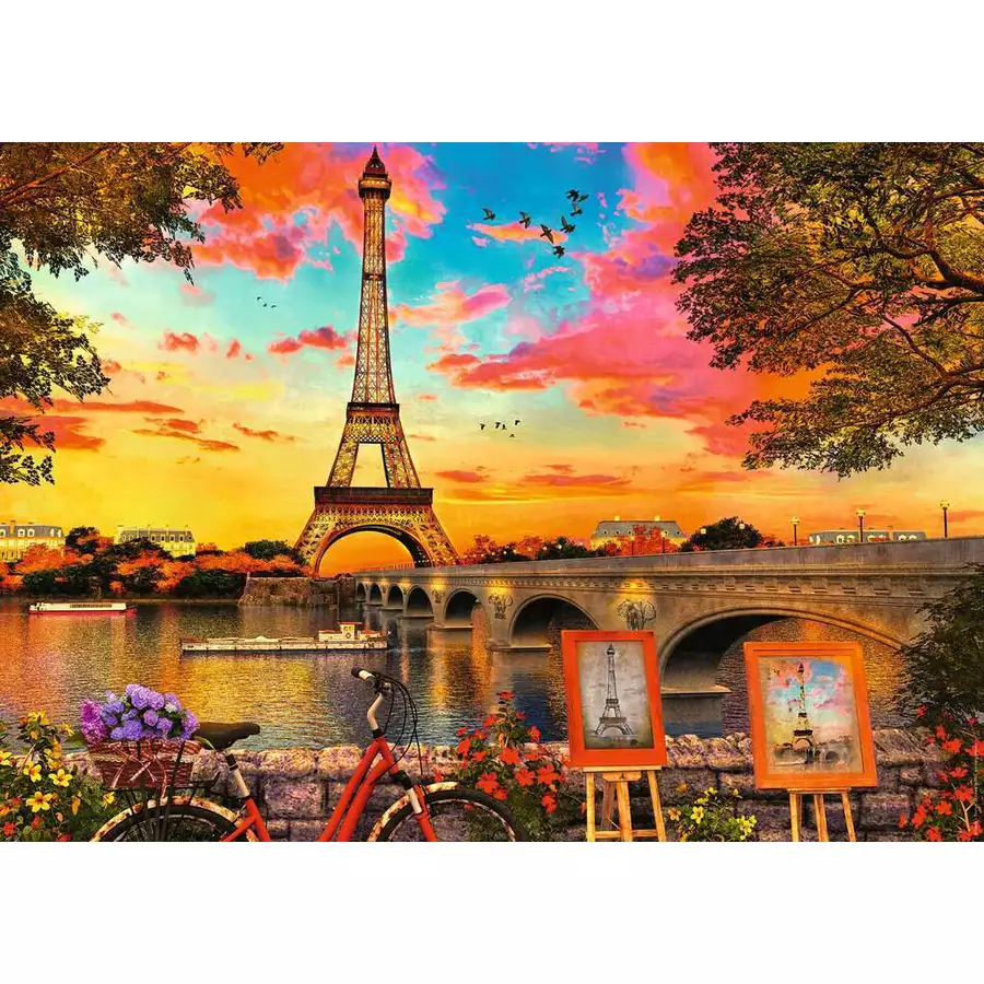 Ravensburger Abendstimmung in Paris bunt