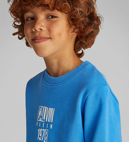 Calvin Klein Sweatshirt - Gutes Niveau - Faszinierend Blue