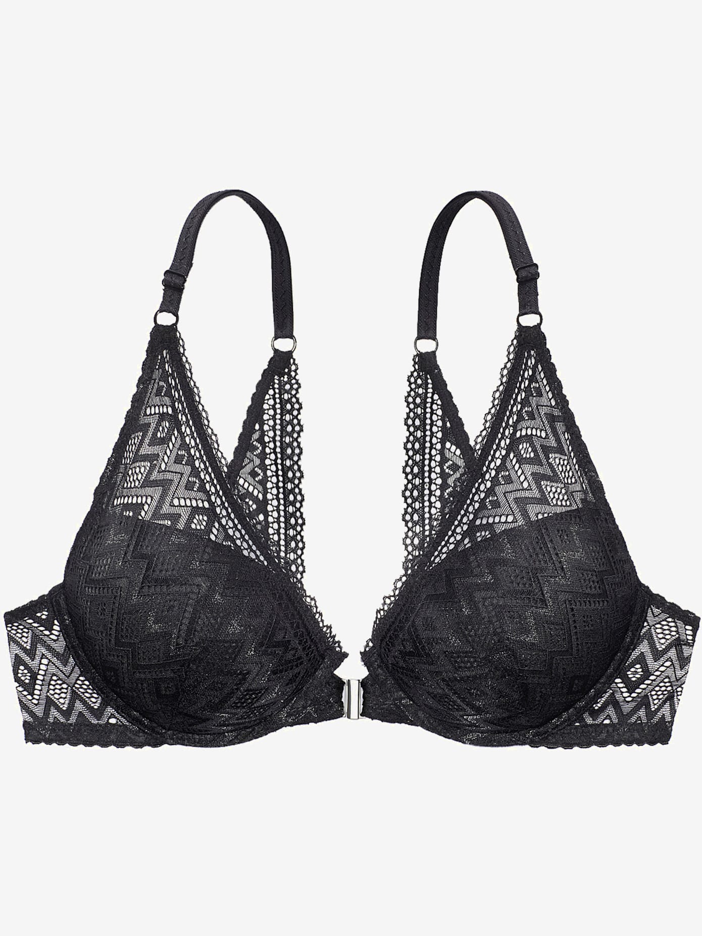 Soutien-gorge push-up tendance avec armatures et coussinets intégrés