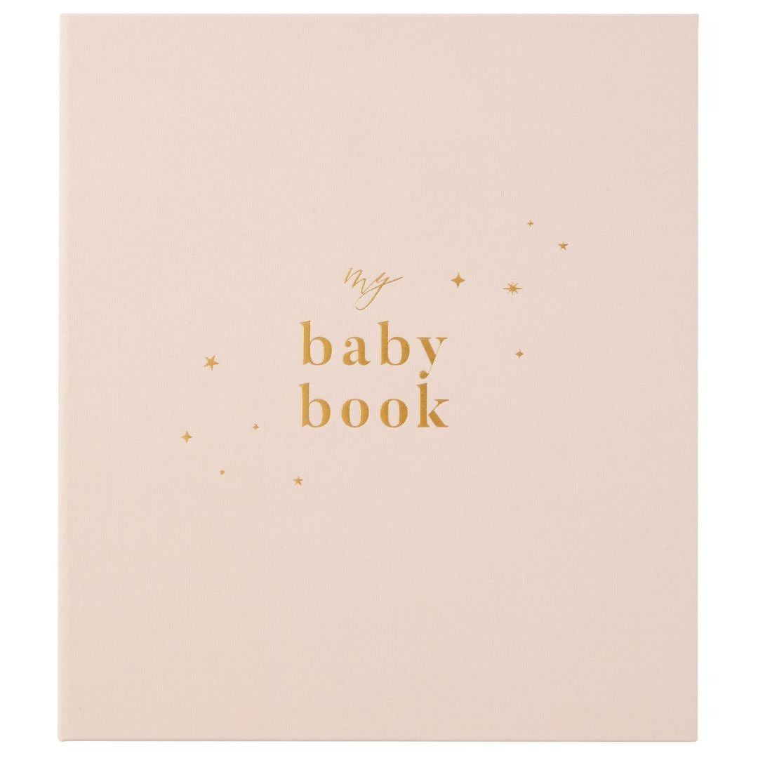 Blush and gold invulboek my baby book - blush