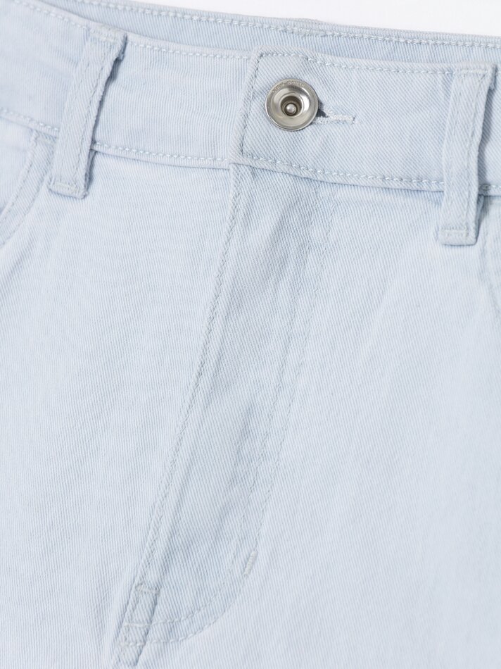 Shorts jeans básicos - Azul claro