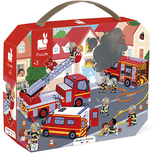 Janod puzzel de brandweer - 24st