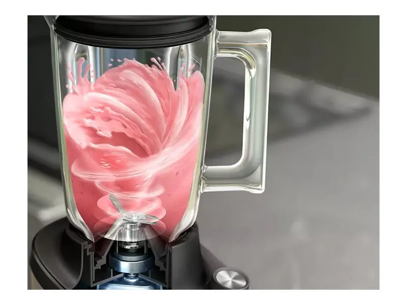 Philips HR3770 - Blender - 2 liter - 1.5 kW - sort/kobber