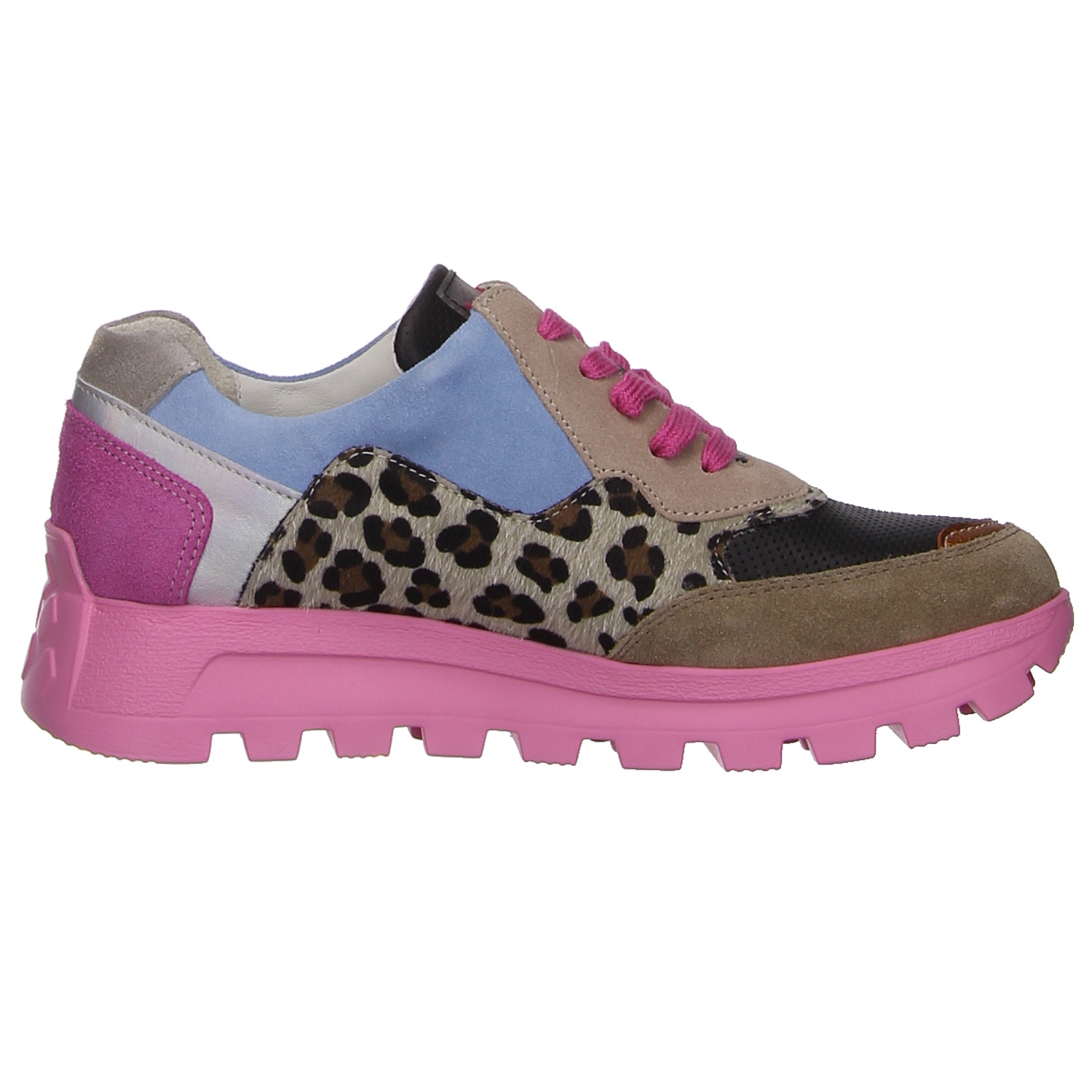 Waldläufer Schnürschuh multi multi