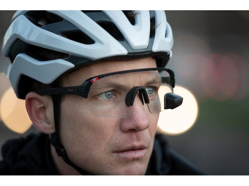 TriEye Sportbrille View Sport Photochromatic Schwarz, S Sportbrille