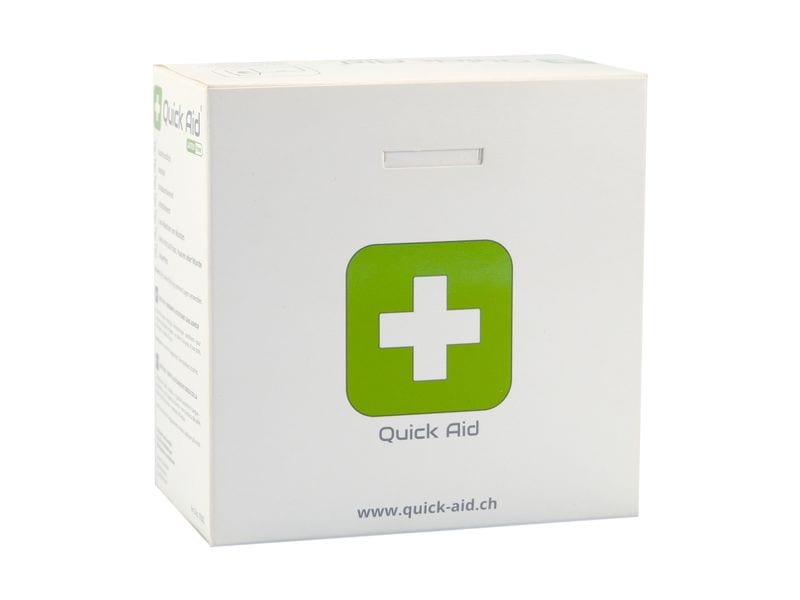 Quick Aid Pflaster blau, 6 x 460 cm Selbstklebendes, atmungsaktives Wundverband-Pflaster