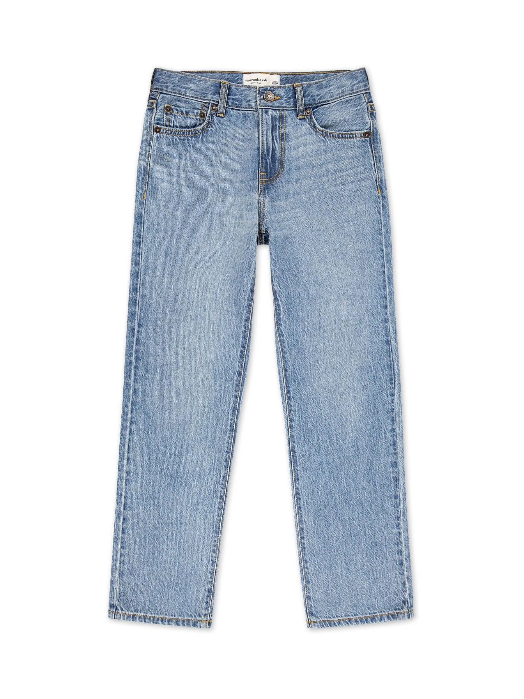 Blauw - Abercrombie & Fitch Loose Fit Jeans