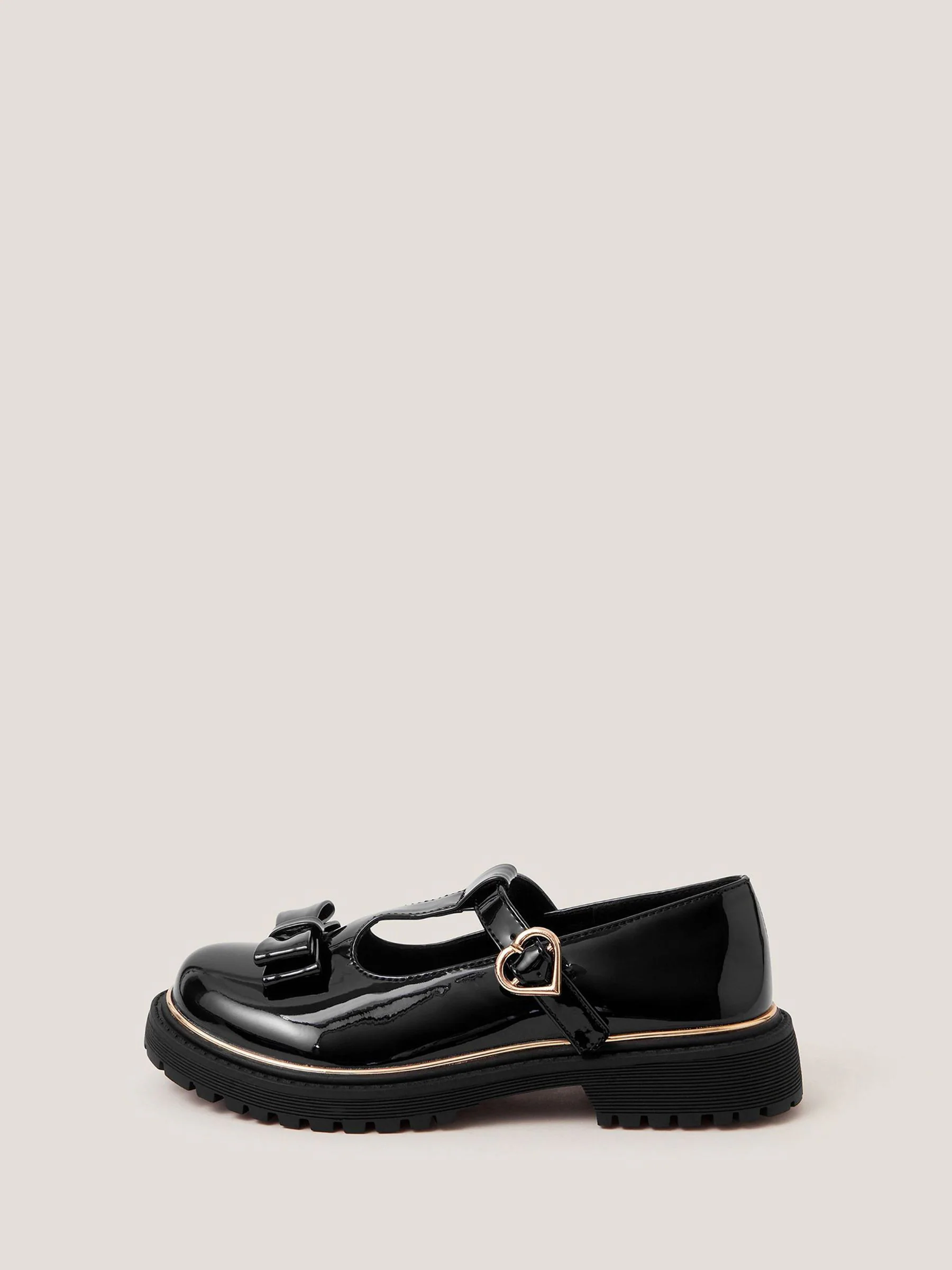 Monsoon Bow Patent Mary Jane Brogues