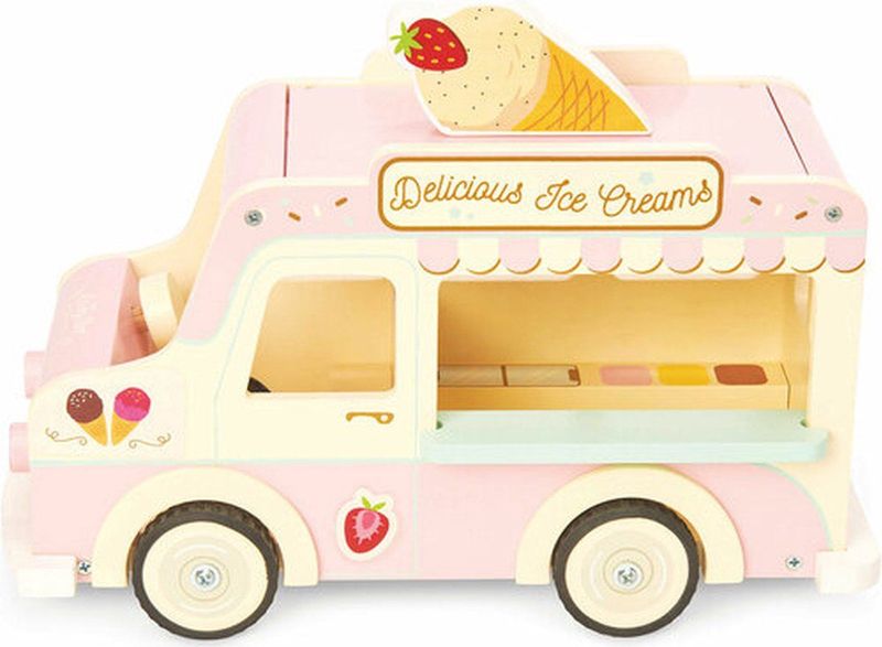 Houten Vintage ijscowagen