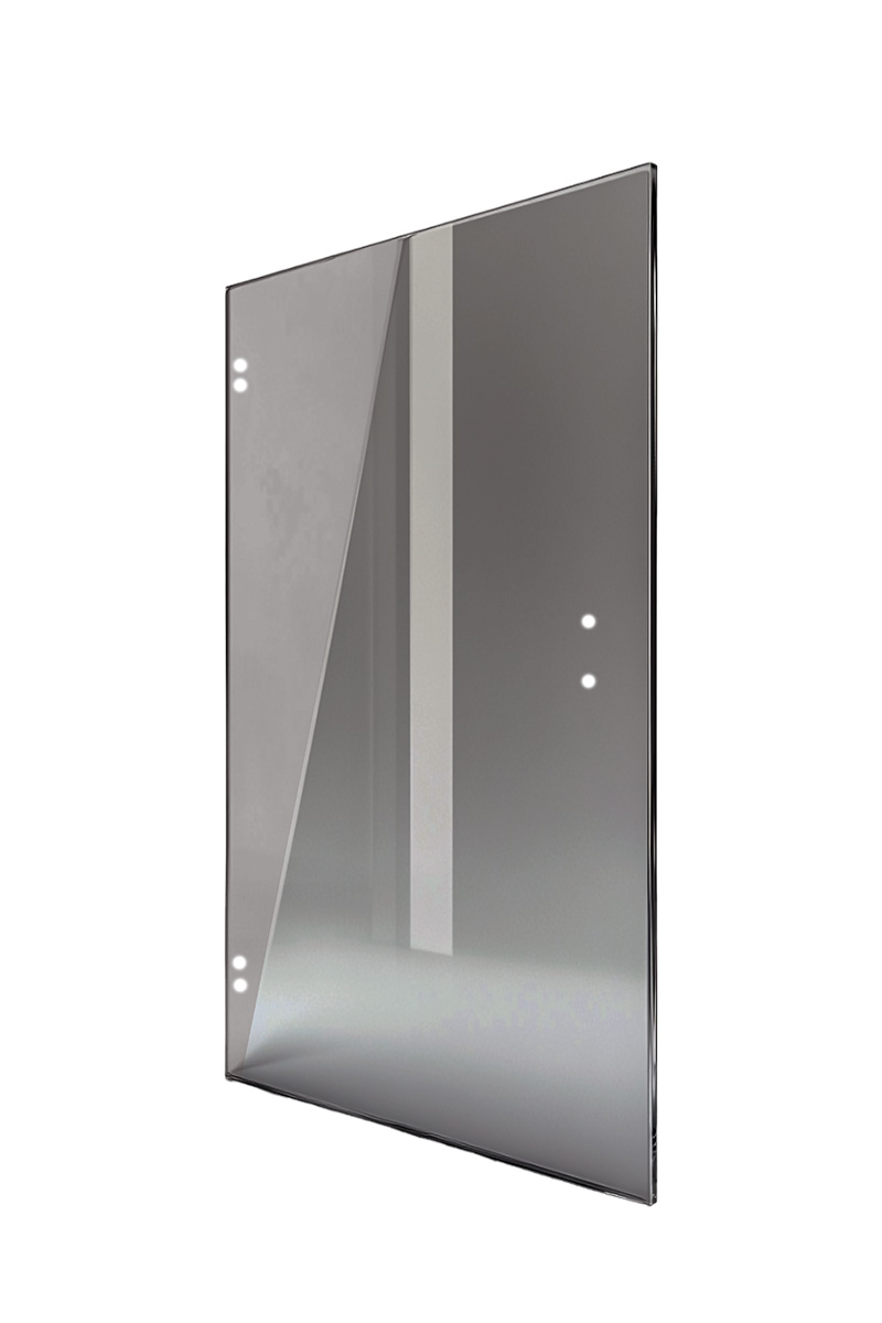 Saniclear Modern glazen douchedeur 70x200cm rookglas
