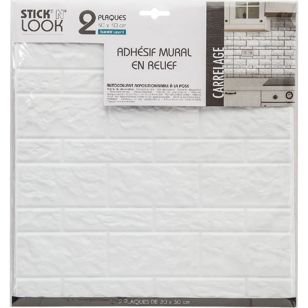 Atmosphera, Createur D'Interieur Atmosphera Stickers carrelage Blanc