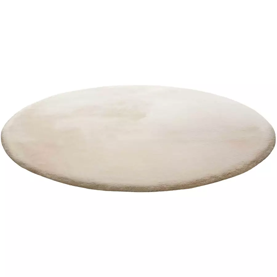 Homie Living Hochflorteppich Vita beige