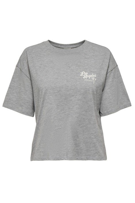 Jacqueline de Yong grijze dames t-shirt