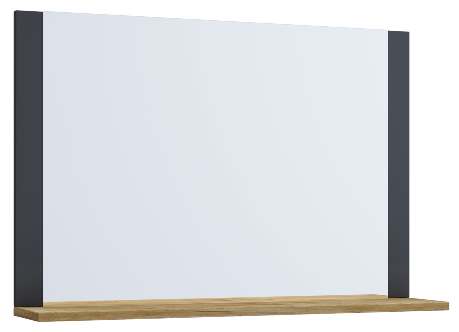 Spiegel LENDAS - schwarz-Eiche - 80 cm