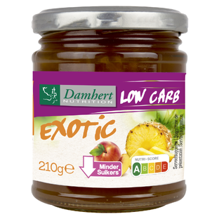 Damhert Low Carb Confituur Exotic 210GR
