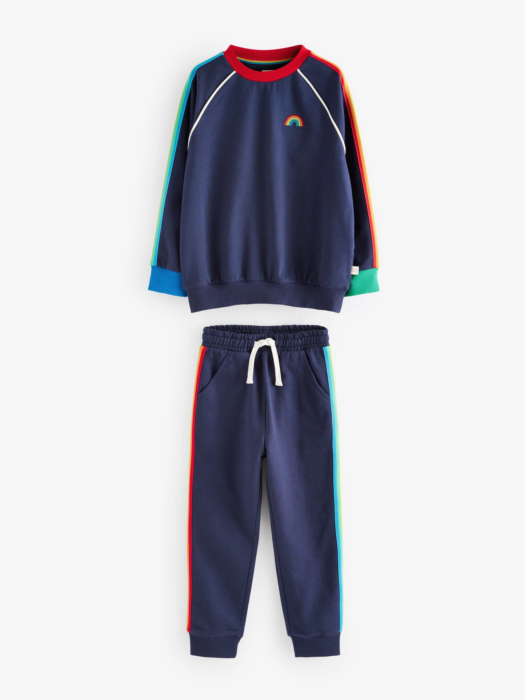 Marineblauw - Little Bird by Jools Oliver set van sweatshirt en joggingbroek
