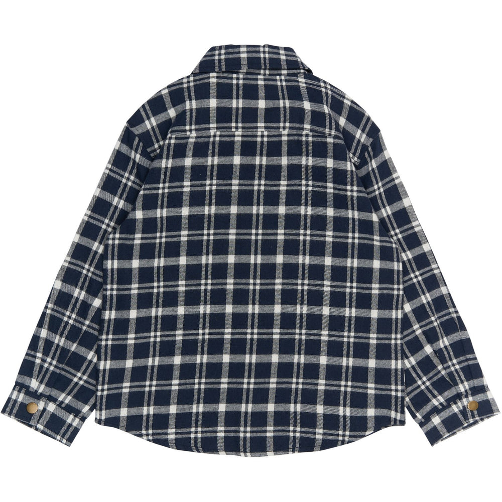 Køb The New Navy Blazer Check Ronan Oversize L_S Flannel Skjorte