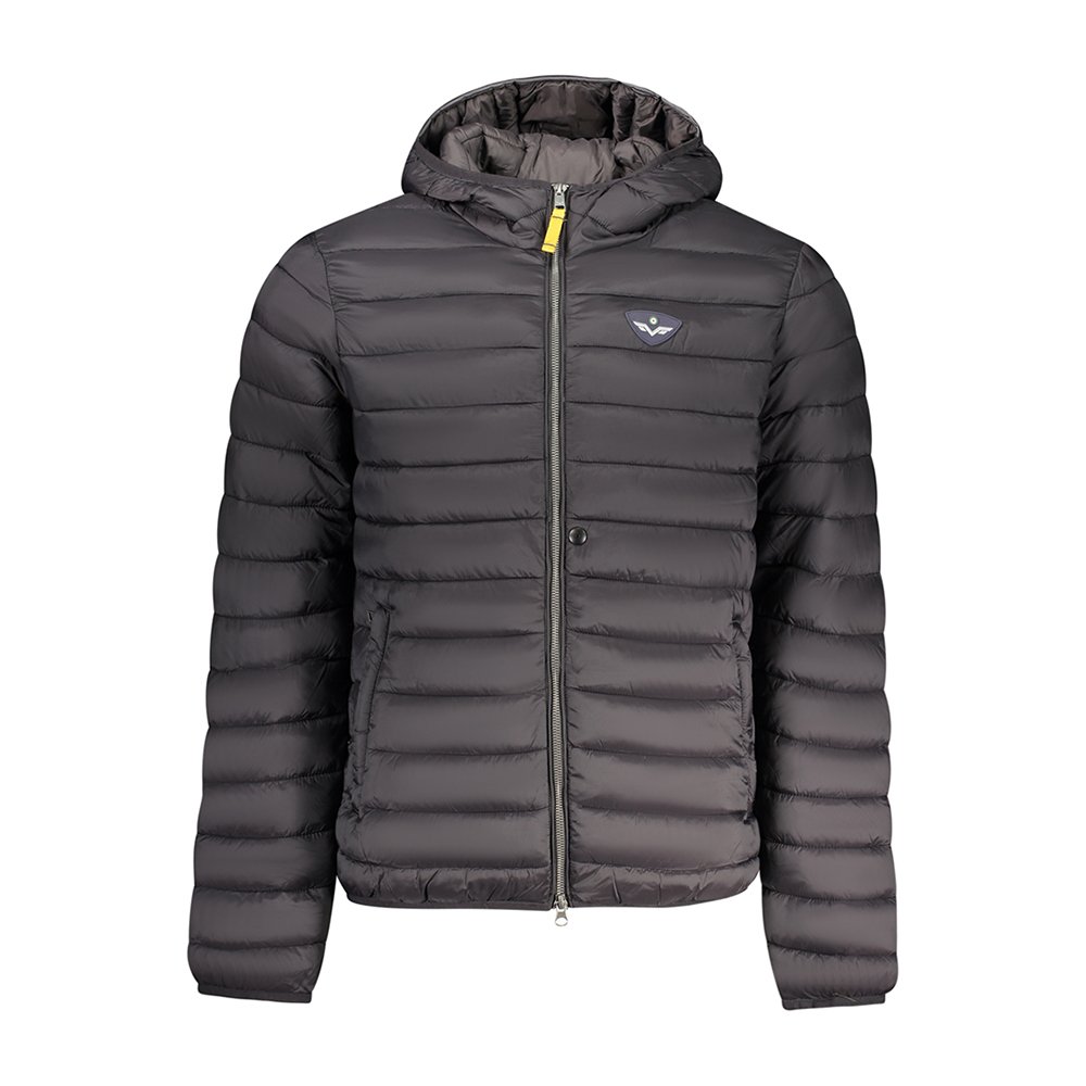 Men's Black Hooded Jacket
