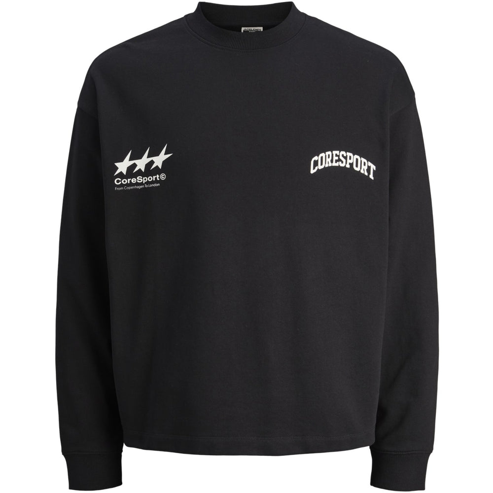 Køb Jack & Jones Junior Black Jcosignal Sweat Crew Neck Jnr
