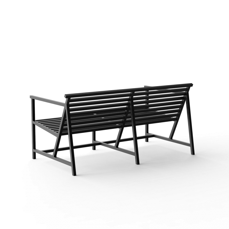 Nine 19 outdoors loungebank grijs