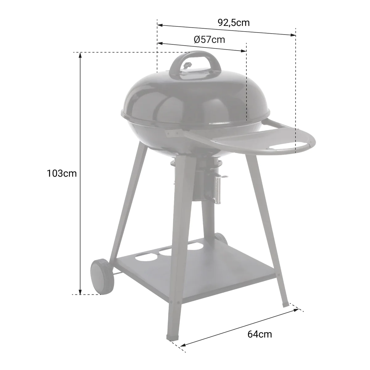 Barbecue au charbon de bois YUTAN Somagic