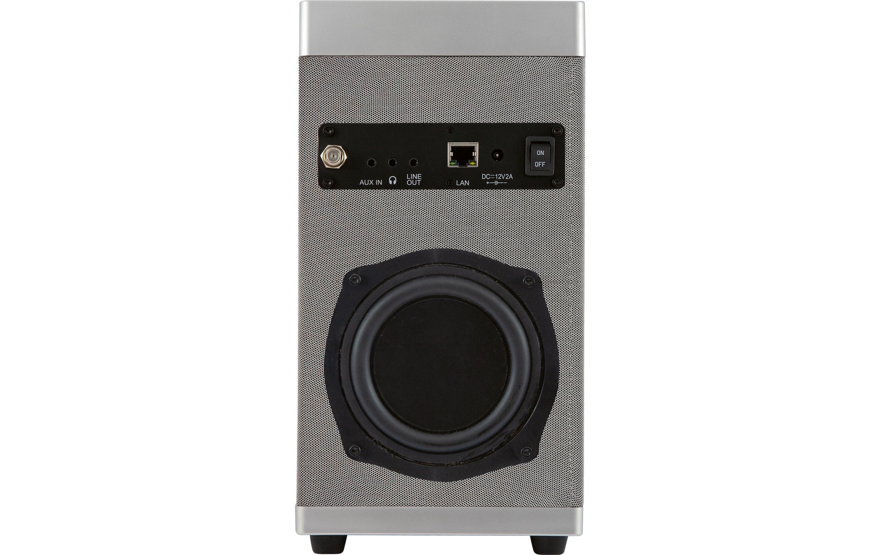Internet Radio Dabman i610 Silber<br>Grosser Multifunktionsradio mit DAB+, FM und Internetradio