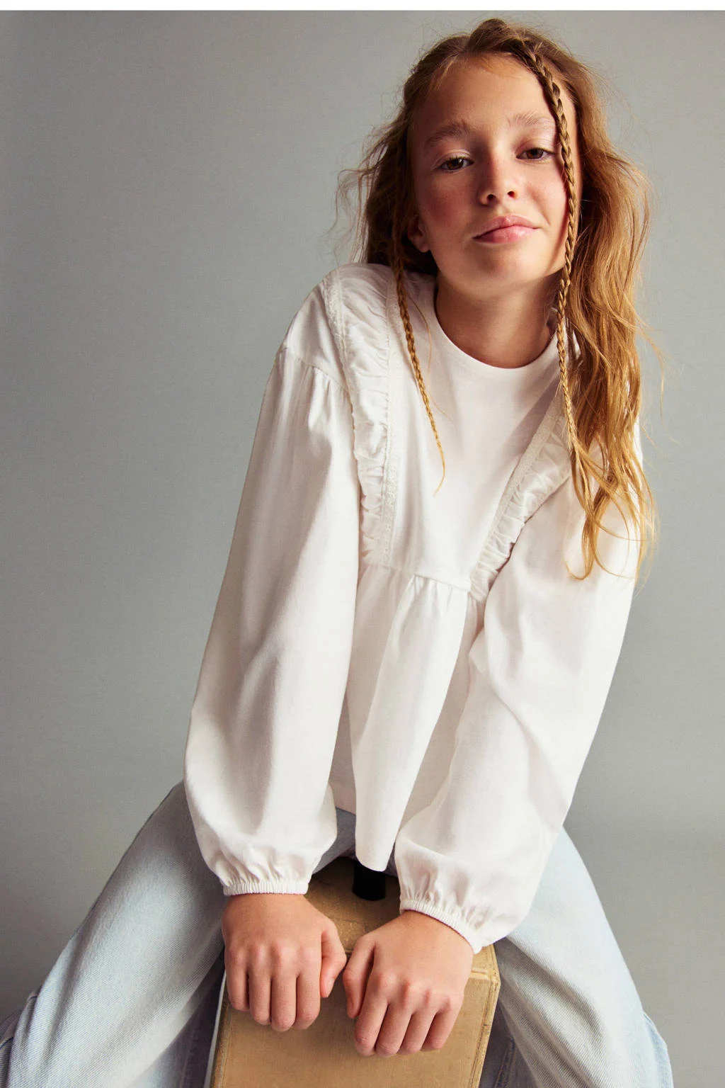 Mango Kids blousetop wit