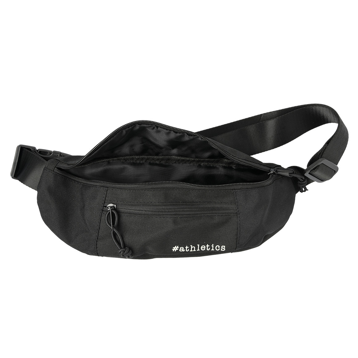 VanVaan Bauchtasche mit drei Fächern schwarz