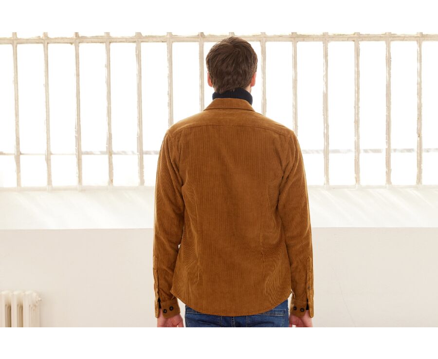 Surchemise en velours Chamois - VICTORIN