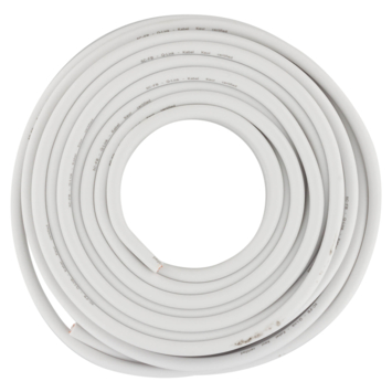 Q-Link coax kabel 20 meter wit kabelkeur