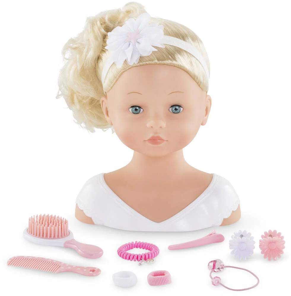 POUPEE TETE A COIFFER 10 ACCESSOIRES - COROLLE  MON SALON DE COIFFURE