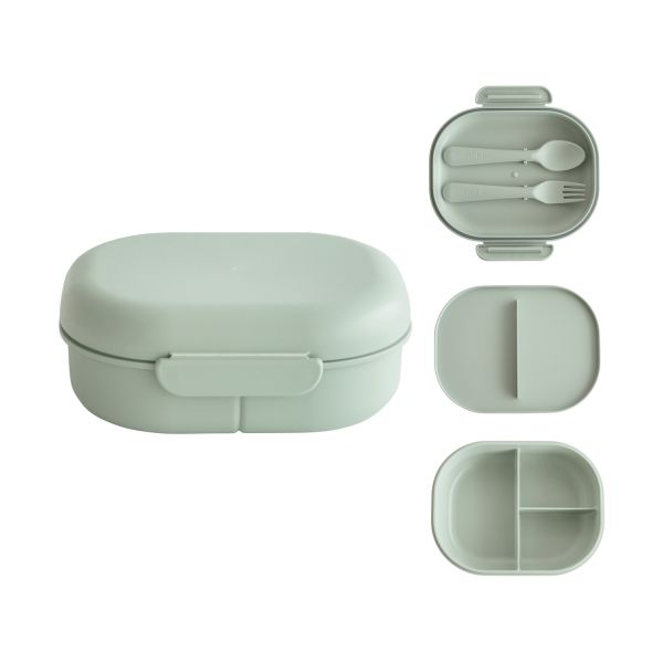 Mushie - Lunchbox Incl. Bestek - Ivory