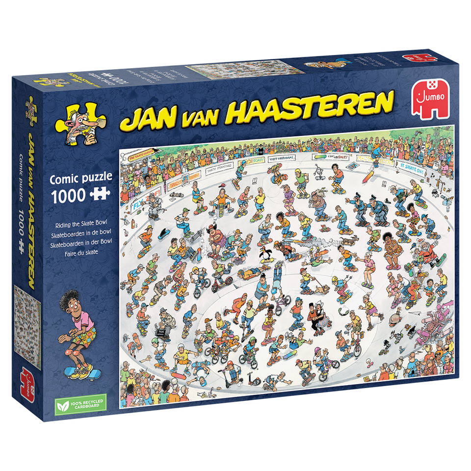 Jumbo Jan van Haasteren puzzel Skateboarden in de bowl - 1000 stukjes