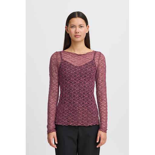 Ichi Perla Bluse, Fig, S