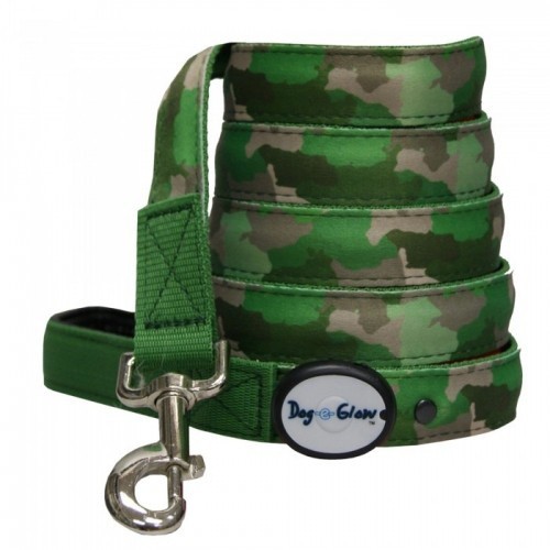Guia para cães com camuflagem refletora