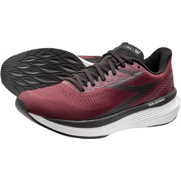 Chaussure running 361 SPIRE 5 W DARK CHERRY/BLACK