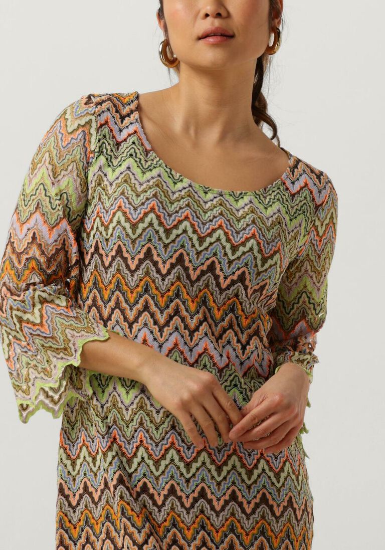 ANA ALCAZAR groene ana alcazar mini jurk tunic dress without fringes