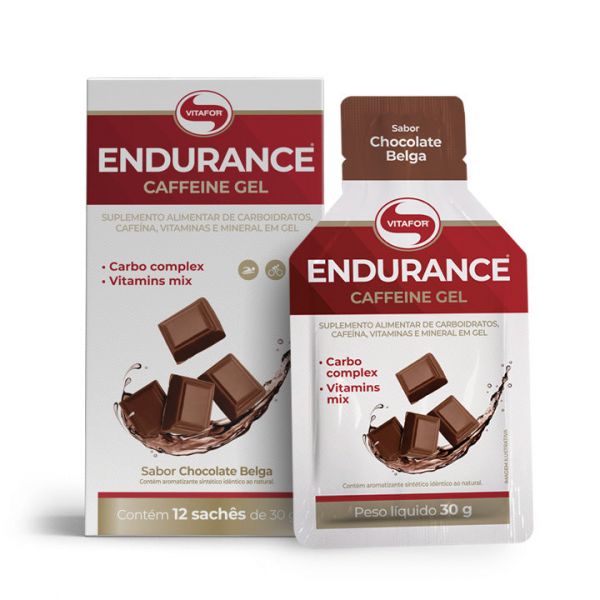 Vitafor Endurance Energy Gel 12 x 30g Chocolate Belga