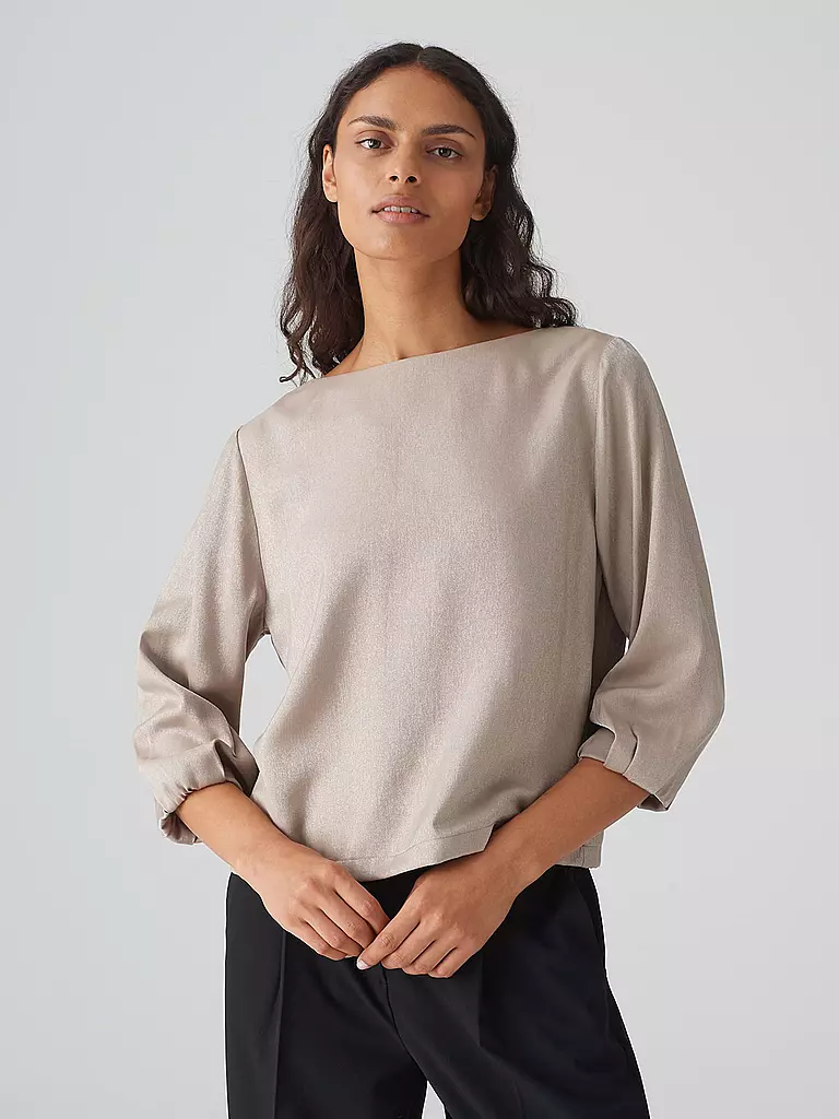 OPUS Blusenshirt FLIXI camel
