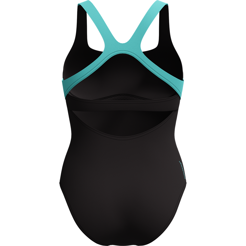 Speedo Flex Band Badeanzug Damen anthrazit