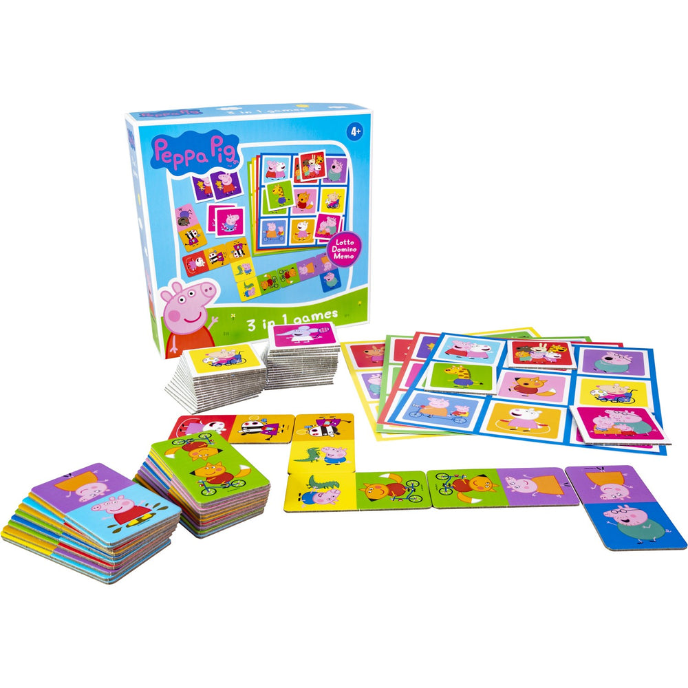 Køb Tactic Games Gurli Gris 3 I 1 Memo, Lotto, Domino
