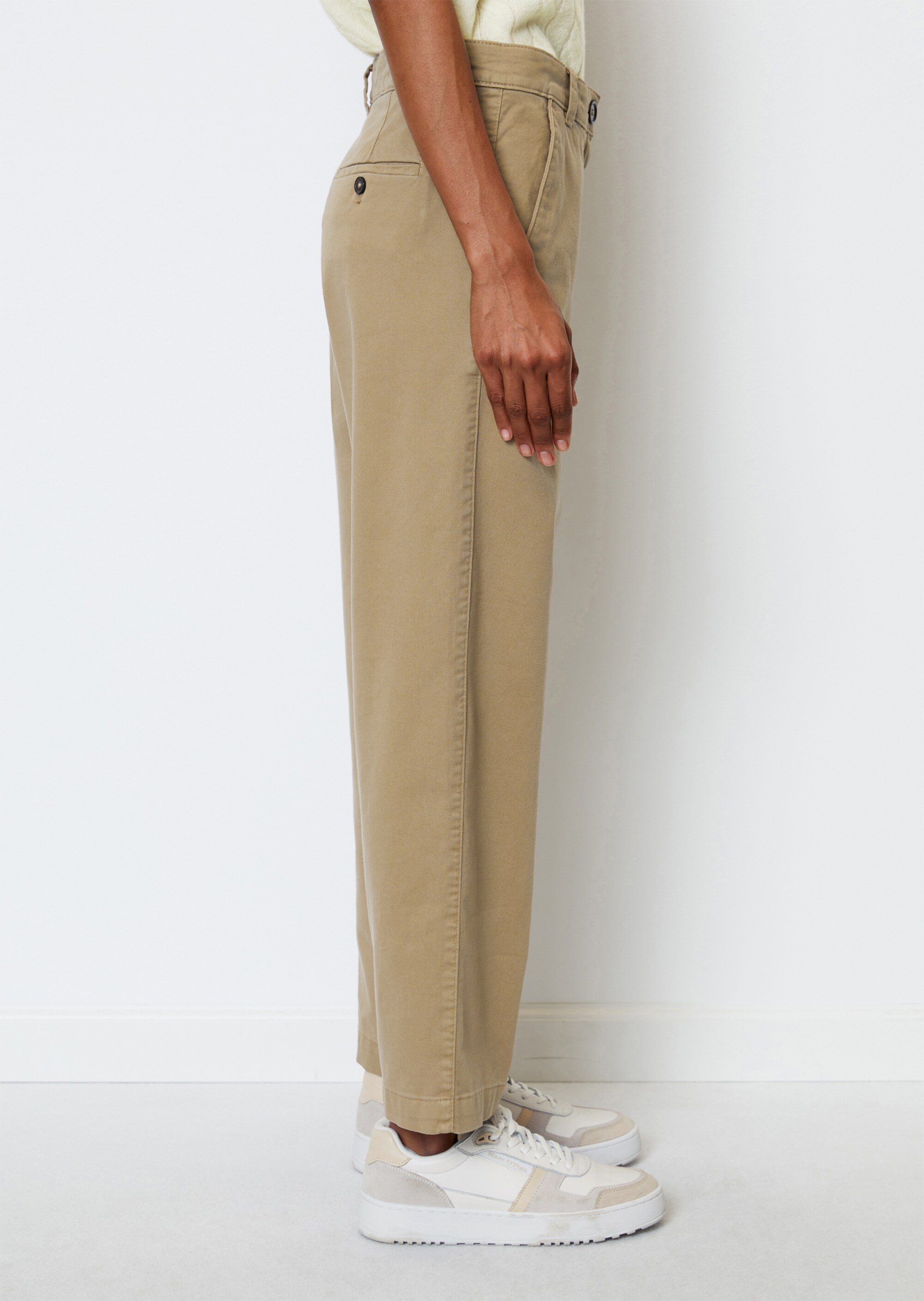 Hose im Chino-Stil straight fit aus Organic Cotton-Stretch-Twill
